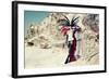 Female Model Wearing Feathers-Luis Beltran-Framed Photographic Print