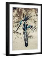 Female Model Wearing Feathers-Luis Beltran-Framed Photographic Print