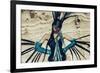 Female Model Wearing Feathers-Luis Beltran-Framed Photographic Print