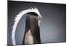 Female Model Wearing White Head Piece-Luis Beltran-Mounted Photographic Print