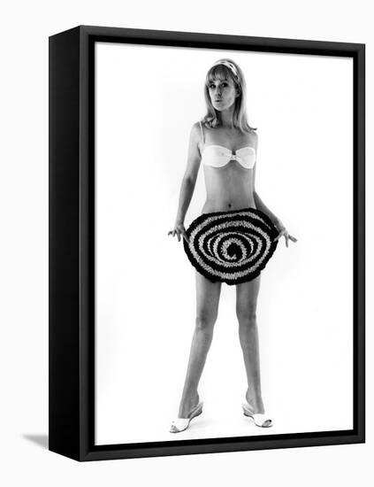 Female Model-null-Framed Stretched Canvas