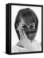 Female Model-null-Framed Stretched Canvas