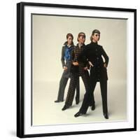 Female Models Wearing Pants Suit Fashions Designed by Yves Saint Laurent-Bill Ray-Framed Photographic Print