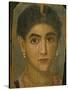 Female Mummy Portrait, from Thebes, 2nd Century-Roman Period Egyptian-Stretched Canvas