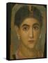 Female Mummy Portrait, from Thebes, 2nd Century-Roman Period Egyptian-Framed Stretched Canvas