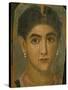 Female Mummy Portrait, from Thebes, 2nd Century-Roman Period Egyptian-Stretched Canvas