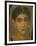 Female Mummy Portrait, from Thebes, 2nd Century-Roman Period Egyptian-Framed Giclee Print