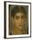 Female Mummy Portrait, from Thebes, 2nd Century-Roman Period Egyptian-Framed Giclee Print