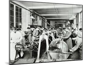 Female Munitions Workers, Shoreditch Technical Institute, London, 1915-null-Mounted Premium Photographic Print