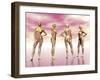 Female Muscular System from Four Points of View-null-Framed Art Print