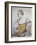 Female Musician, Detail from Concert-Giovanni Antonio Fasolo-Framed Giclee Print