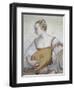 Female Musician, Detail from Concert-Giovanni Antonio Fasolo-Framed Giclee Print