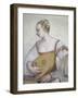 Female Musician, Detail from Concert-Giovanni Antonio Fasolo-Framed Giclee Print