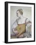 Female Musician, Detail from Concert-Giovanni Antonio Fasolo-Framed Giclee Print