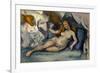 Female Nude, 1885-1887-Paul Cézanne-Framed Giclee Print