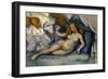Female Nude, 1885-1887-Paul Cézanne-Framed Giclee Print