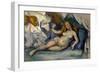 Female Nude, 1885-1887-Paul Cézanne-Framed Giclee Print