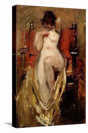 Female Nude, 1894-Ignacio Pinazo camarlench-Stretched Canvas