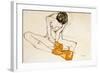 Female Nude, 1901-1918-Egon Schiele-Framed Giclee Print