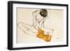 Female Nude, 1901-1918-Egon Schiele-Framed Premium Giclee Print