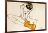 Female Nude, 1901-1918-Egon Schiele-Framed Giclee Print