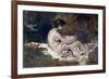 Female Nude, 1902-Ignacio Pinazo camarlench-Framed Giclee Print