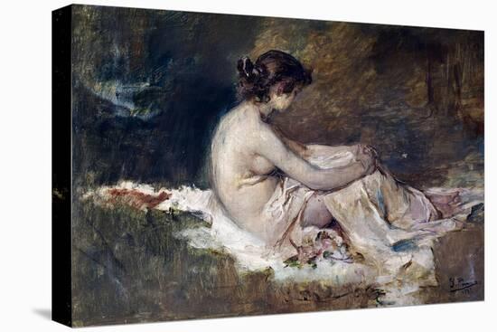 Female Nude, 1902-Ignacio Pinazo camarlench-Stretched Canvas