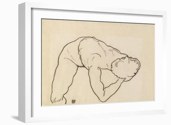 Female Nude, 1918-Egon Schiele-Framed Giclee Print