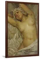 Female Nude, 1922-Alphonse Mucha-Framed Giclee Print