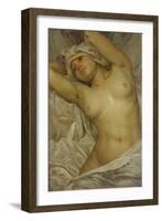 Female Nude, 1922-Alphonse Mucha-Framed Giclee Print