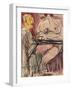 Female Nude and Man Sitting at a Table; Weiblicher Akt Und Mann an Einem Tisch Sitzend-Ernst Ludwig Kirchner-Framed Giclee Print