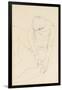 Female Nude Bent Forward, Both Hands on the Left Thigh, 1913-Egon Schiele-Framed Giclee Print