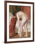 Female Nude Drying Herself, C.1909-Pierre-Auguste Renoir-Framed Giclee Print