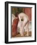 Female Nude Drying Herself, C.1909-Pierre-Auguste Renoir-Framed Giclee Print