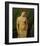 Female Nude, Green Curtain-Félix Vallotton-Framed Giclee Print