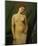 Female Nude, Green Curtain-Félix Vallotton-Mounted Giclee Print