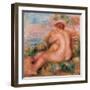 Female Nude in a Landscape, 1915-Pierre-Auguste Renoir-Framed Giclee Print