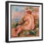 Female Nude in a Landscape, 1915-Pierre-Auguste Renoir-Framed Giclee Print