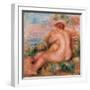 Female Nude in a Landscape, 1915-Pierre-Auguste Renoir-Framed Giclee Print