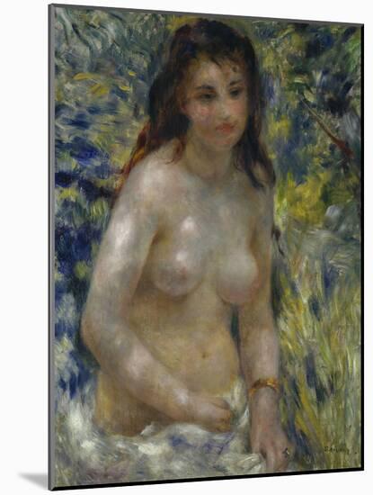 Female Nude in the Sun, c.1875-Pierre-Auguste Renoir-Mounted Giclee Print
