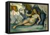 Female nude (Leda?),1885/87-Paul Cezanne-Framed Stretched Canvas