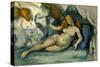 Female nude (Leda?),1885/87-Paul Cezanne-Stretched Canvas