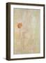 Female nude (pencil and w/c on paper)-Auguste Rodin-Framed Giclee Print