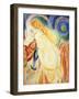 Female Nude Reading, 1915 (Oil on Canvas)-Robert Delaunay-Framed Giclee Print