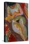 Female Nude (Reading); Weiblicher Akt (Lesend)-Ernst Ludwig Kirchner-Stretched Canvas