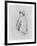 Female Nude Seen from Behind, 1889 (Drypoint)-Berthe Morisot-Framed Giclee Print