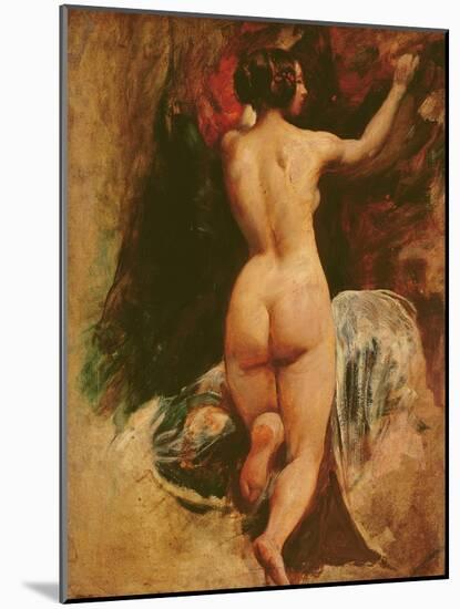 Female Nude Seen from the Back, C.1835-40-William Etty-Mounted Giclee Print