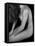 Female Nude Sitting with Face Covered by Long Hair-Winfred Evers-Framed Stretched Canvas