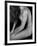 Female Nude Sitting with Face Covered by Long Hair-Winfred Evers-Framed Photographic Print