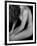Female Nude Sitting with Face Covered by Long Hair-Winfred Evers-Framed Photographic Print